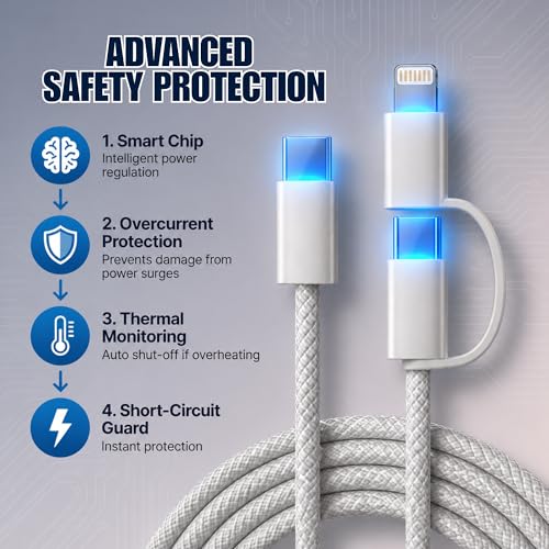 Image of Umake USB-A to Type-C Cable, 85W 6A Fast Charging, PD /QC Support, Nylon Braided, High-Speed Data Sync, Compatible with Android USB-C Devices - 1M (BIS Certified)