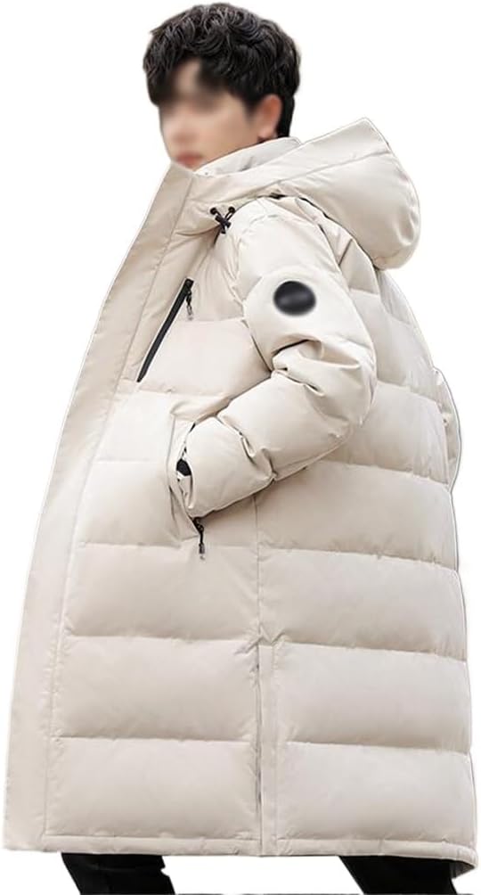 VIDI Charge Coat College Students Padded Jacket Down Male Long Popular Logo Winter