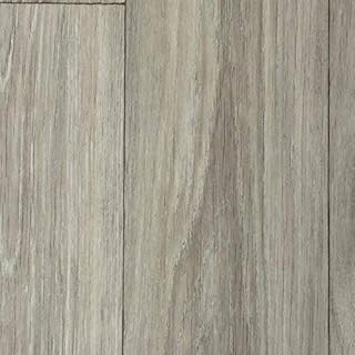 PVC-Bodenbelag XL Holzdielenoptik Rustikal Grau | Muster | Vinylboden versch. Längen & Breiten | Fußbodenheizung geeignet e PVC Planken | Stark strapazierfähiger Fußboden-Belag | Made in Germany