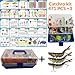 CATCHRO Fishing Tackle Box 471PCS with Bass Fishing Lures & 3 Multi Jointed Swimbaits, Large Tackle Box with Soft Plastic Baits, Fishing Lures and Bait Kit for Freshwater Bass Fishing Gear