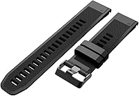 Vista 4 de REYDA Correa de silicona compatible con Garmin Forerunner 965/955/945/935, 0.866 pulgadas, ajuste rápido, correa de silicona de repuesto para Garmin