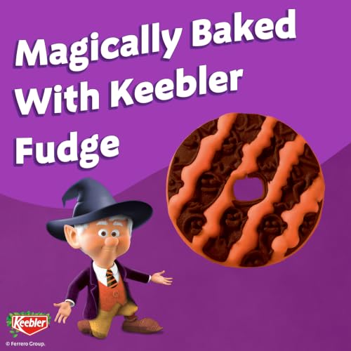 Keebler Spookie Fudge Stripes, Halloween Candy, Chocolatey Vanilla Cookies, 9.5 oz - image 7