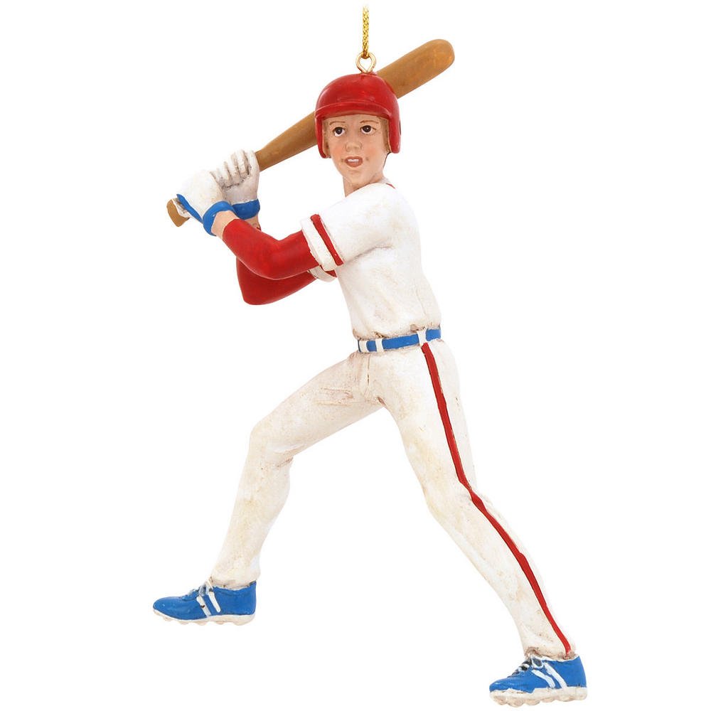 Décoration de Noël baseball en résine Kurt Adler pour sapin festif