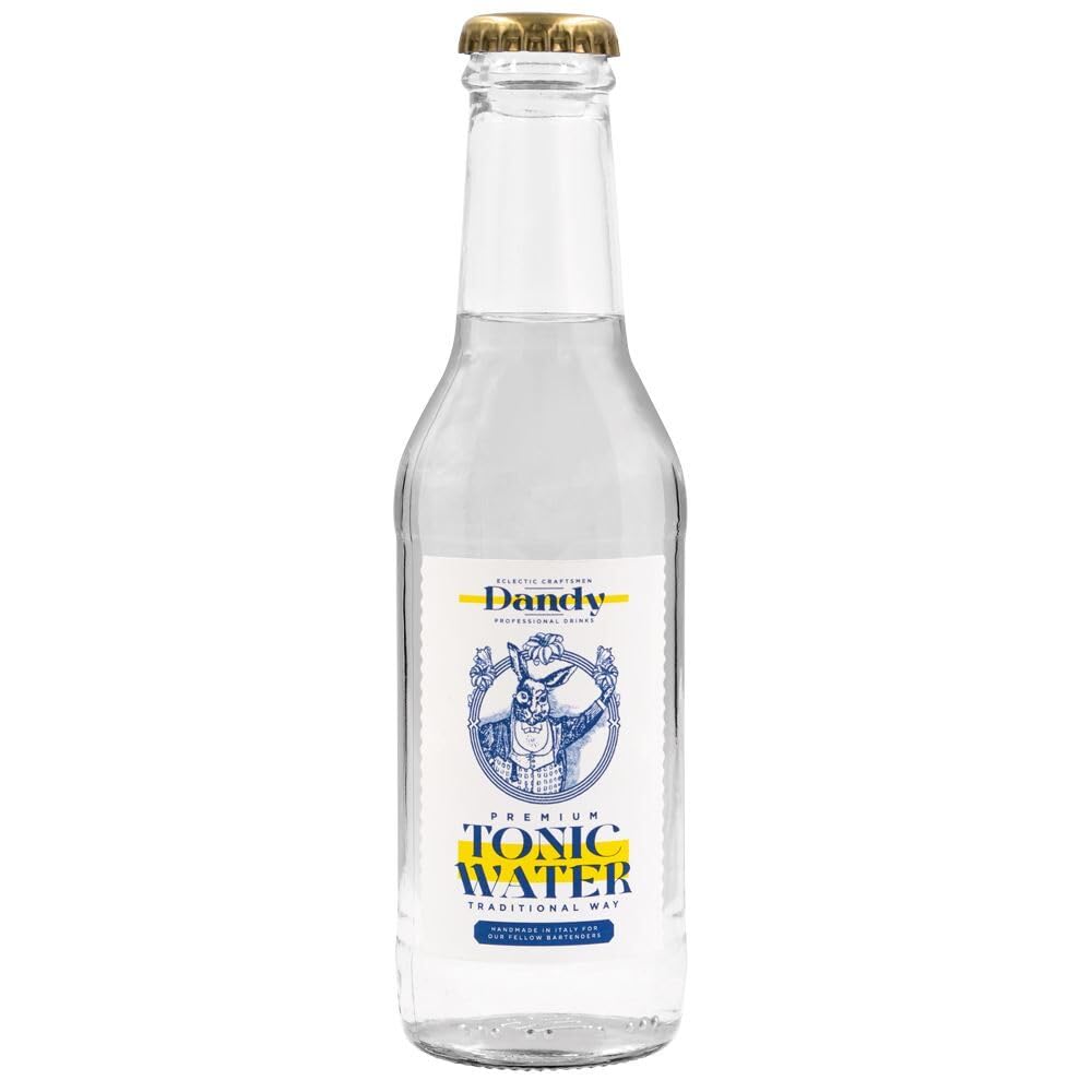 DANDY Tonic Water, 20 cl, 24 Stück, Veganes Erfrischungsgetränk