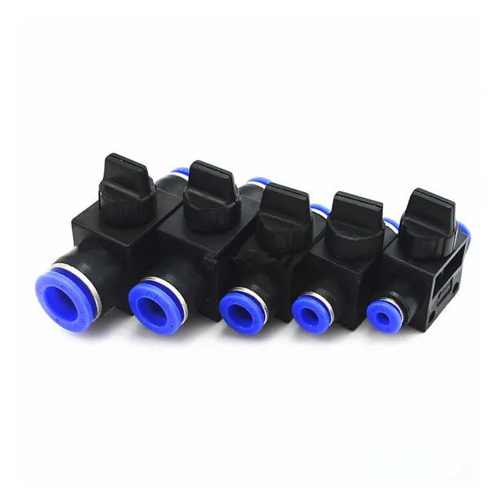 AARTERZZA HVFF Pneumatic Hand Valve Quick Push in Connector Air Tube Hose OD 4mm 6mm 8mm 10mm 12mm Air Flow Control Regulator(HVFF-6mm)