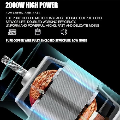 Mélangeur commercial 2000w sur socle de grande capacité