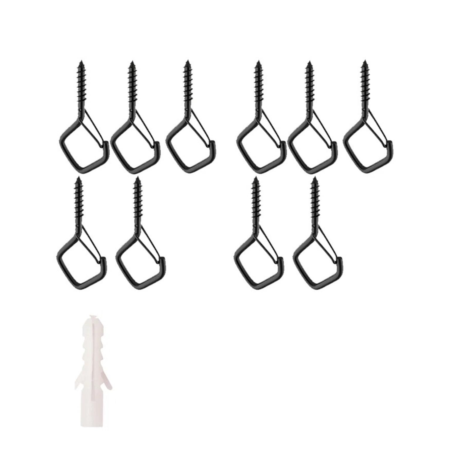 DQZRTUECA Gutter Hooks Shape Outdoor Light Hook Buckle Screw 10/20 Pcs String Lights(10pc)