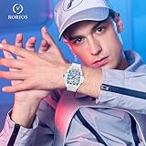 Zoom IMG-1 rorios orologio uomo silicone analogico Zoom IMG-1 rorios orologio uomo silicone analogico