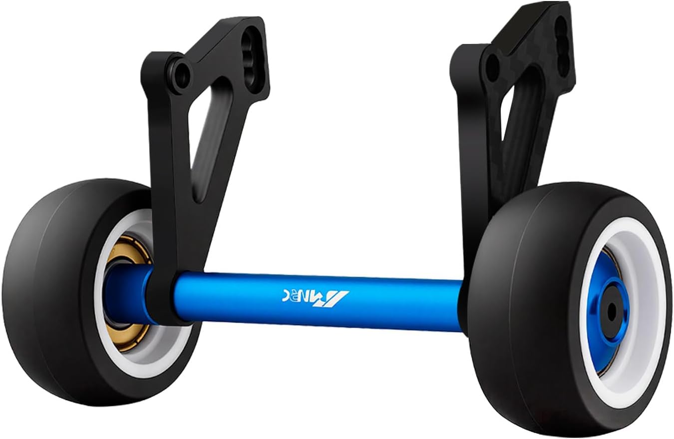 Alloy Carbon Fiber Wheelie Bar Adjustable Angle Compatible with Arrma 1/8 Notorious Kraton 6S EXB V6 4X4 RTR Notorious Series Upgrades Part Blue