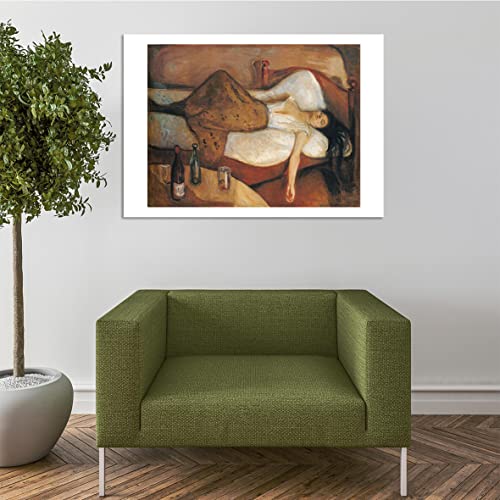 Affiche Edvard Munch The Day After décoration murale chambre et bureau