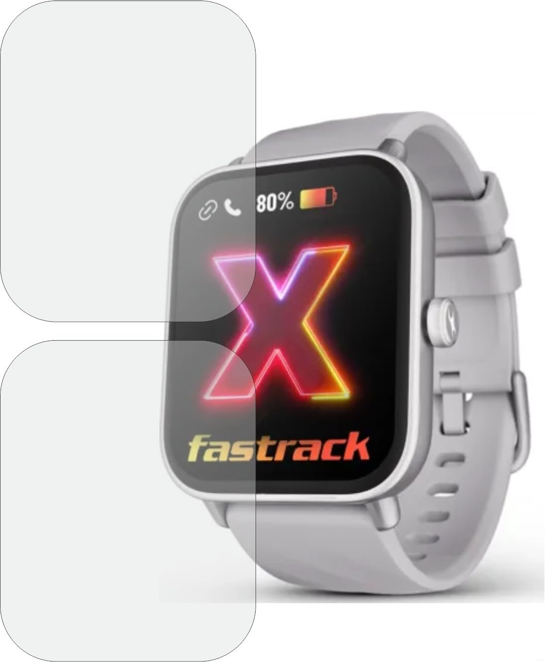TELTREK Screen Guard for Fastrack Revoltt X Smartwatch Screenguard, Edge to Edge TPU Fiber Film not Tempered Glass Screen Protector for Fastrack Revoltt X (Pack of 2) (B0CN1R9Y9F) Amazon Price History, Amazon Price Tracker