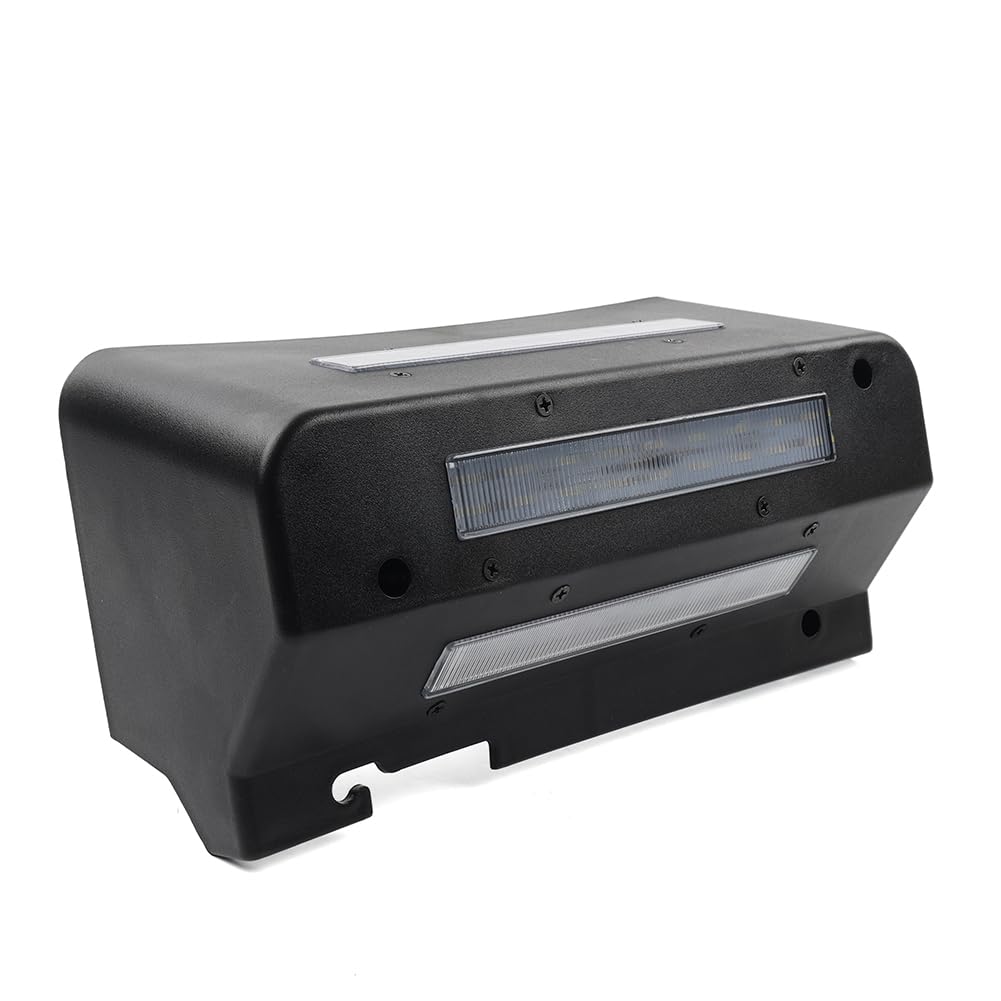 Cninba13 Tailgate Reading Light Rear Window Camping Lamp ABS Black For Jeep Wrangler JK 2007-2017 Car