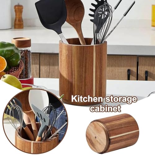 Porte-couverts rotatif grand format 18 cm pour simplifier vos repas - 3