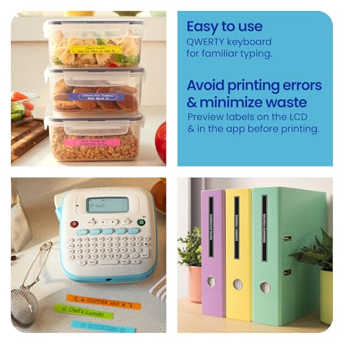 Brother P-Touch PT-N25BT Personal Connected Label Maker Machine with Btag Tape, Portable Bluetooth Label Printer, Easy to Use, Multiple Font Styles, User-Friendly for Organizing, O image 3