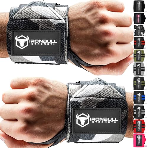 Wrist Wraps for Weightlifting & Powerlifting (18') - Premium Quality Wrist Straps for Weight lifting...