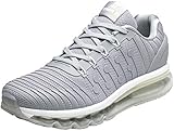 ONEMIX Laufschuhe Herren Fitness straßenlaufschuhe Sportschuhe Sneaker Luftkissenschuhe Joggingschuhe Freizeitschuhe für Männer 1319 Grau 45
