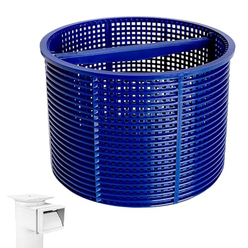 Genérico Pool Skimmer Basket Liners, General Multifunctional Replacement, Part Lagoon Strainer Bin, Practical Sturdy Structure, (1 pieza, Blue), Ideal para accesorios de estanques de inmersión