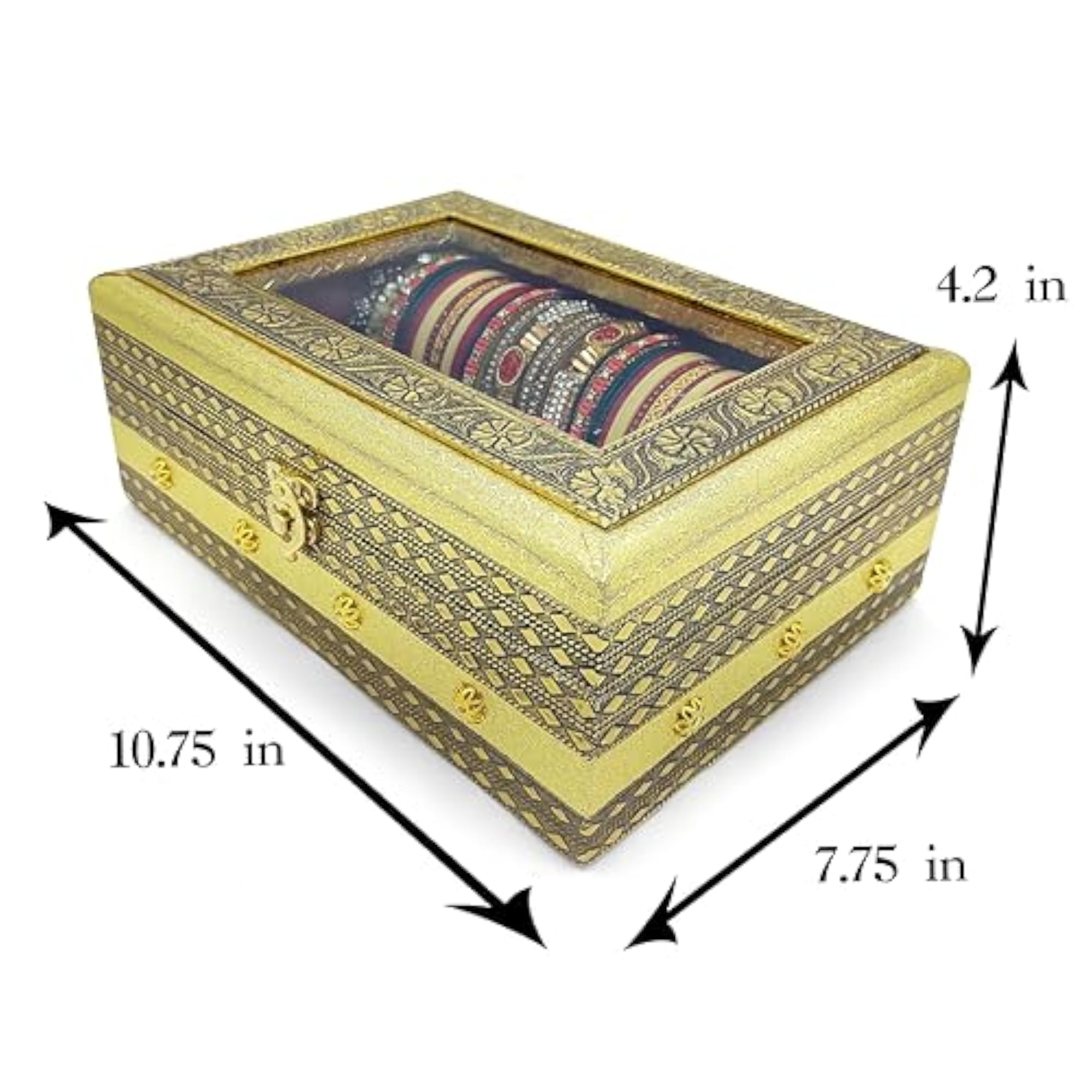 Jewelry Bangle Box, Indian Wedding Dulhan Gift