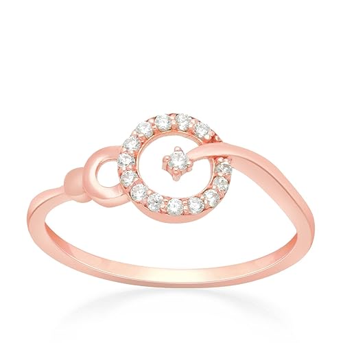 18 KT (750) purity Rose Gold Ring FRDZL22294_R_12 for Women