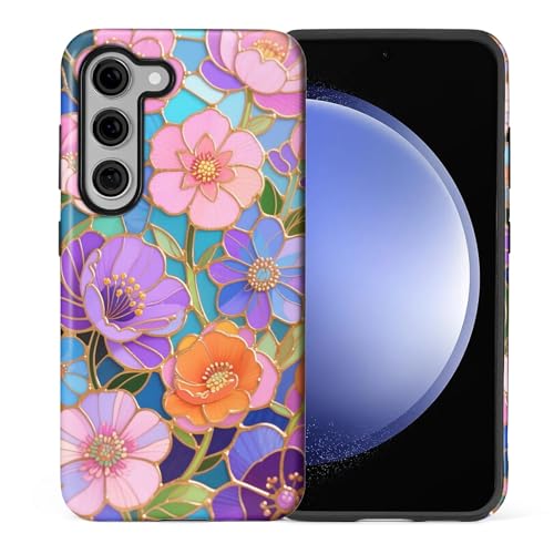 Coque Samsung Galaxy S25 Plus pour fille et garçon au quotidien style fleurs