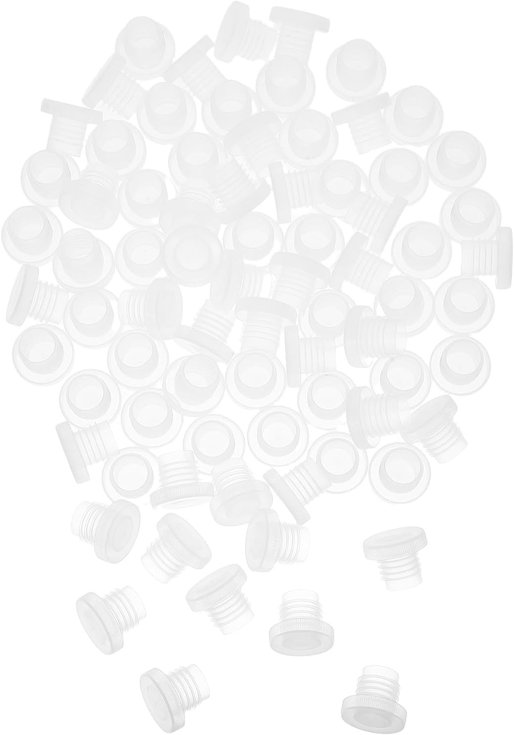 100pcs Plastic Wine Bottle Stopper Caps Replacement Plugs Resealable round Plastic Sealing Caps for Wine Bottles and Salt Pepper Shakers Kitchen Use