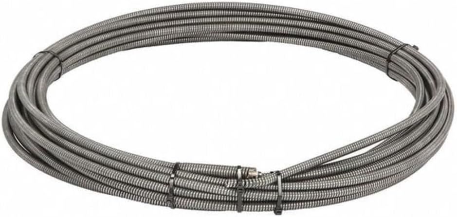 37847 C-32 Inner Core Cable for K-3800 and K-375 Drum Machines, 3/8" x 75' Drain Cleaning Cable, Gray