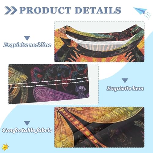 Kids Swimsuit Dragonfly Sun Myth Sunscreen T-Shirts Swimwear Sets UPF 50+3