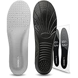 ACEFITS インソール 衝撃吸収 人体工学設計 中敷き 男女兼用 カット専用型紙付き L (27.5-30cm)