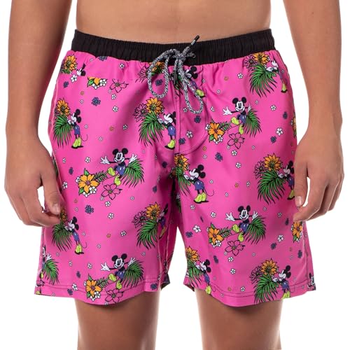 Neff Disney Men's Mickey Mouse Hot Tub Board Shorts for Swimming2
