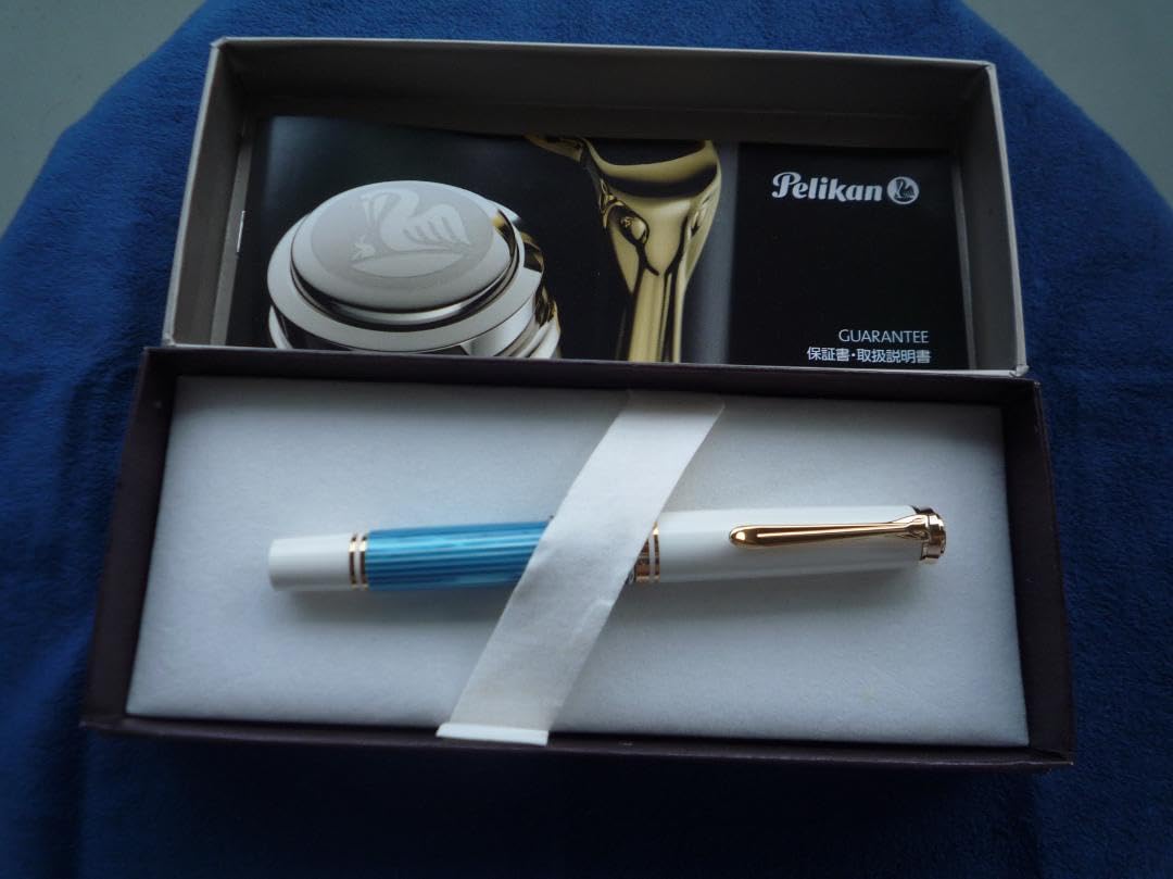 Amazon.co.jp: ペリカン スーベレーンM600 ターコイズホワイト EFニブ  