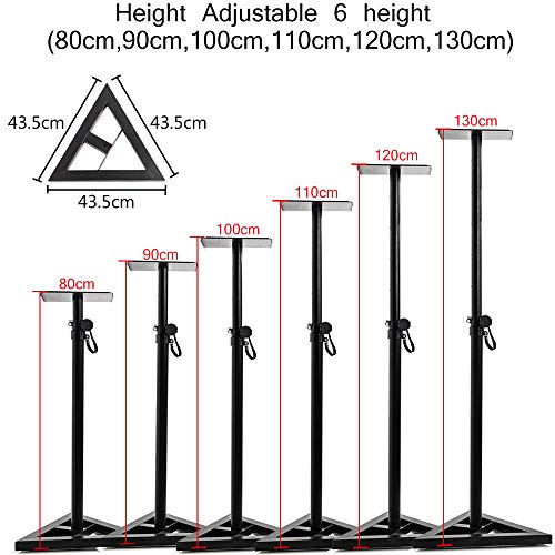 Display4top Réglable 6 hauteur Pied d’enceinte(80cm, 90cm,100cm,110cm,120cm,130cm)Trépied pour Studio Monitor de sol… - Les Beatles, Paul McCartney, John Lennon, RIngo Starr, George Harrison Display4top Réglable 6 hauteur Pied d'enceinte(80cm, 90cm,100cm,110cm,120cm,130cm)Trépied pour Studio Monitor de sol… – Image 3