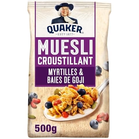 Muesli Quaker Myrtilles & Baies de Goji Cover
