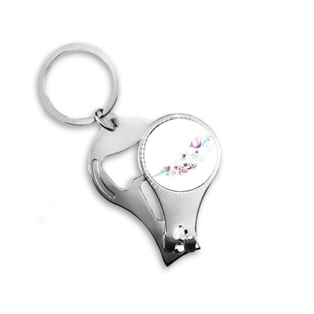 Pince coupe-ongles aquarelle haut de gamme avec décapsuleur de précision