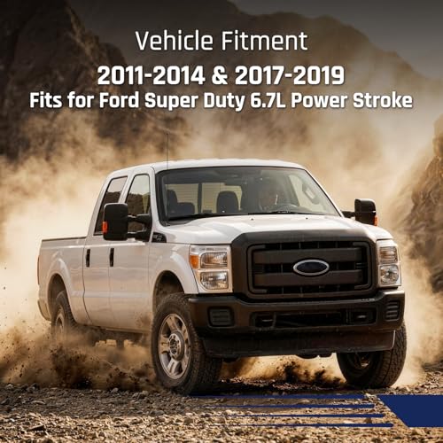 Image of SPELAB Intake Manifold for 6.7L Powerstroke F250 F350 2011-2014 2017-2019 | For Ford Super Duty F-250 /F-350 Diesel Engine, Aluminum Air Intake Horn Kit Integrated, Silver