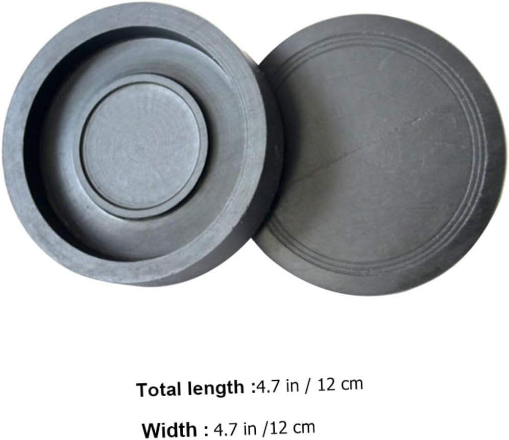 EXCEART Chinese Calligraphy with Cover Calligraphy Inkslab for Grinding Ink Lightweight and Portable for Artists and Beginners