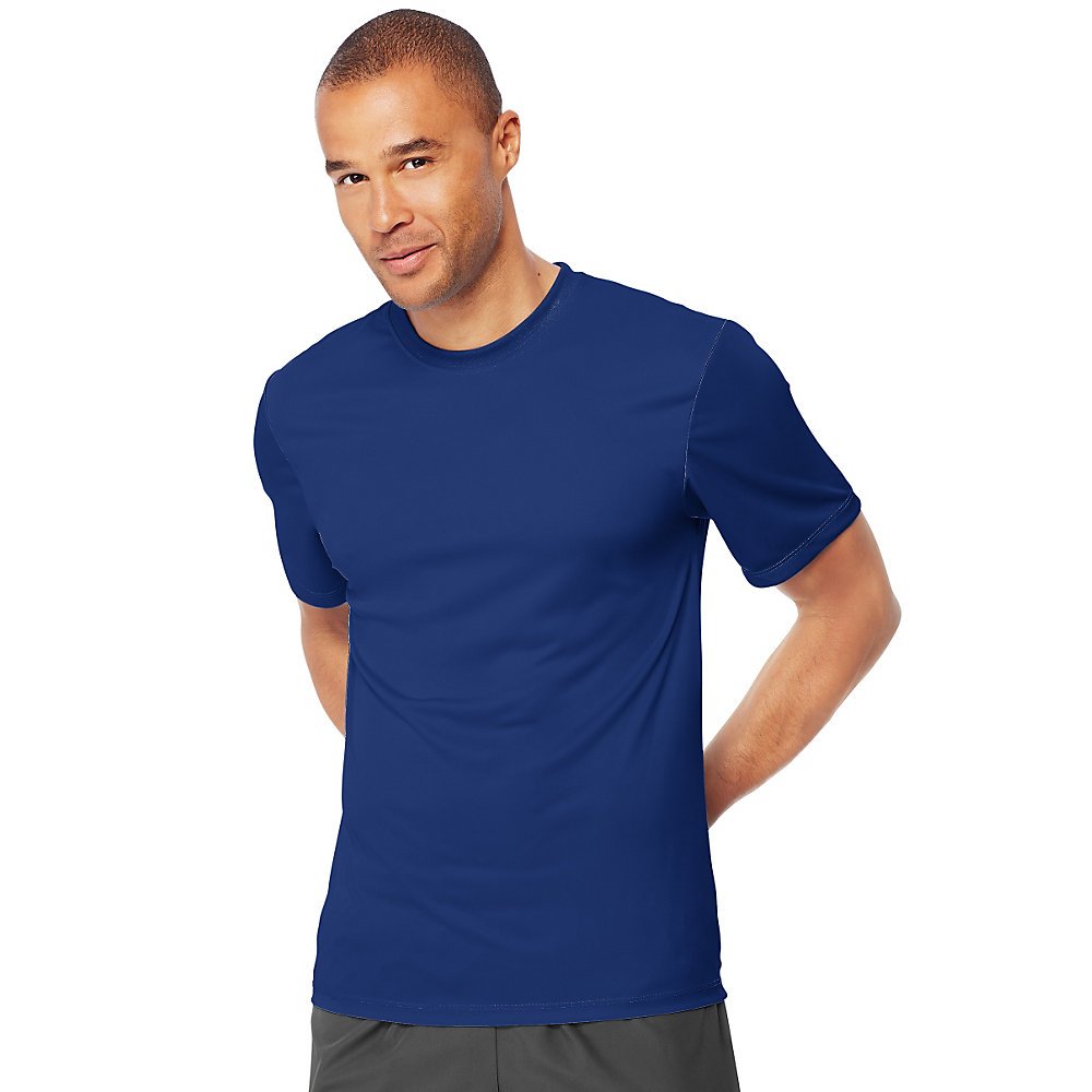 Hanes Cool DRI TAGLESS Men's T-Shirt_Deep Royal_3XL