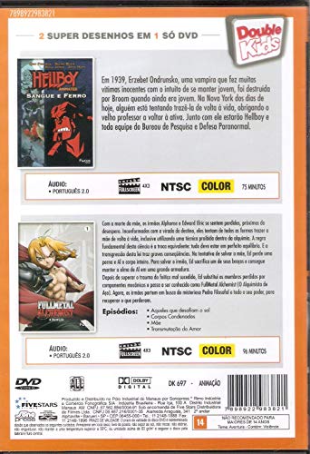 DOUBLE KIDS - HELLBOY ANIMATED E FULLMETAL ALCHEMIST