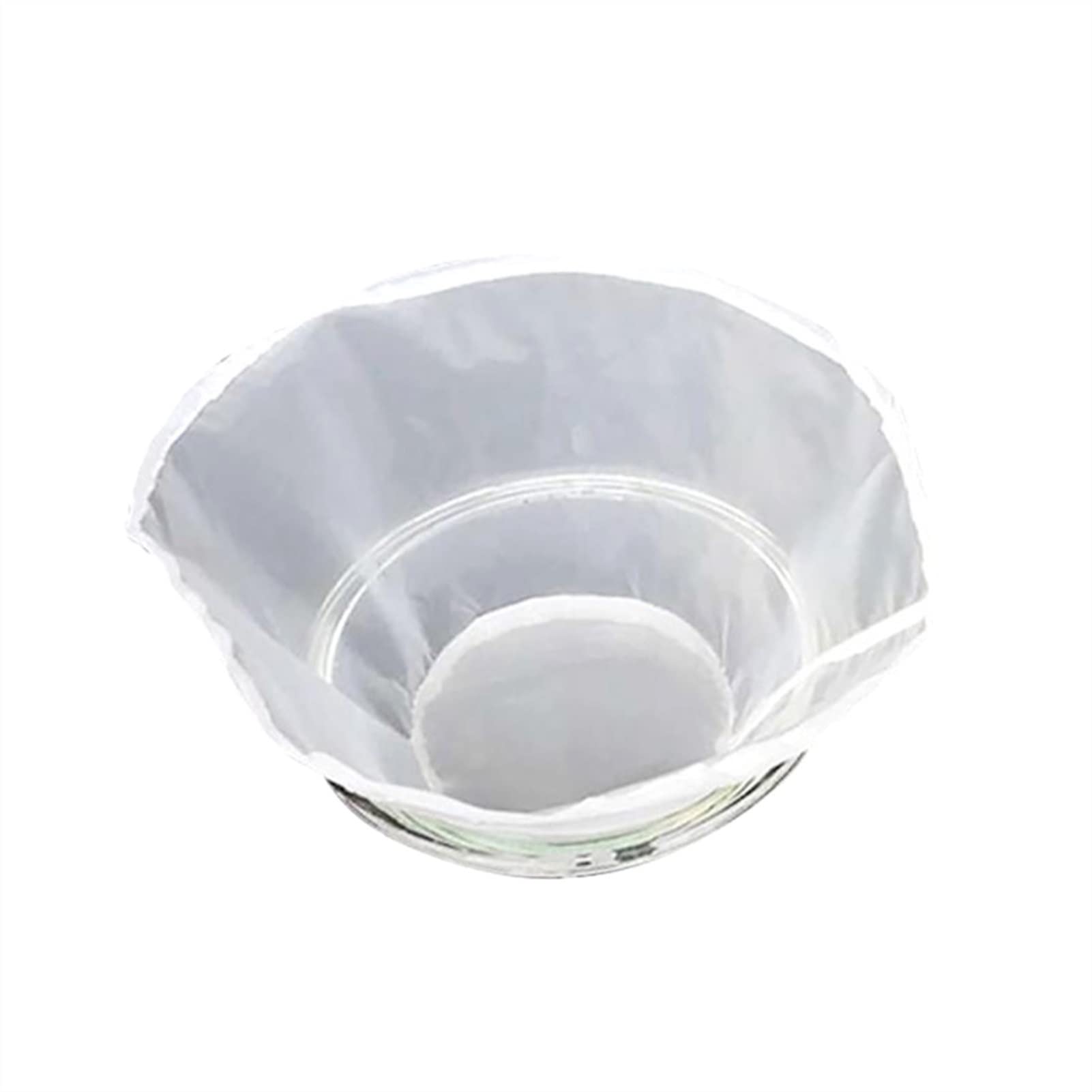tamiz de harina， Tamiz de harina, reutilizable, de nailon, con forma de tazón, for alimentos, café, queso, malla fina, colador de vino, zumo, soja.(L)