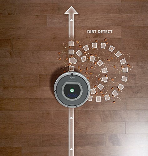iRobot R782 Staubsaug-Roboter (Raum-zu-Raum Funktion, Füllstandanzeige) grau