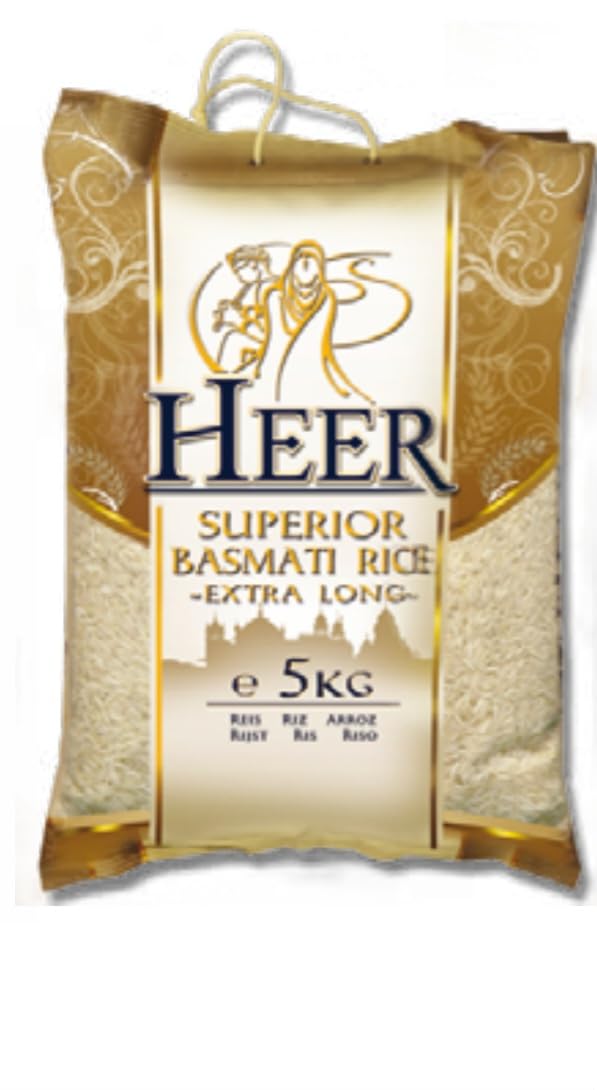 Indianstore24 Heer Superior Basmati Reis -Extra Long - 5kg