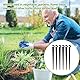 Nogeqi 100 Stück Micro Drip Rohrhalter für Schlauch 4/7mm, Micro Drip Halter Tropfbewässerungs Stützpfähle Wetterfest System für Gemüsegärten, Pflanzen Oder Blumenbeete Schwarze