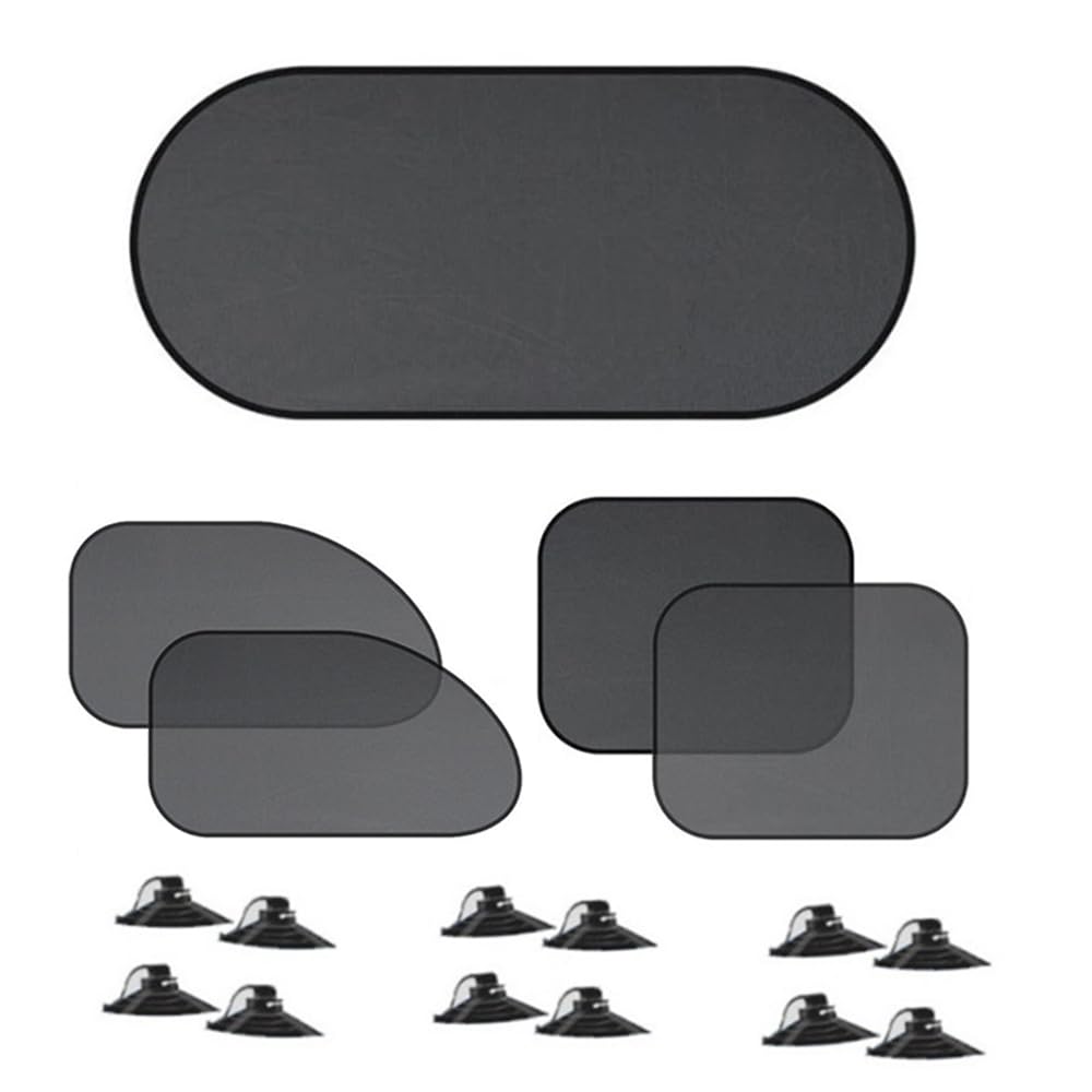 Zftap Normal Car Window Shades For Suzuki Jimny (Fj) 1. Gen, Suction Cup Sunscreen Window Sunshade Cover Privacy Breathable Protection Shade