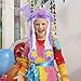 FAVOMOTO Unicorn Plush Hat Fun up Hat Stuffed Animal Headwear Great for Photo Sessions Costumes All Ages