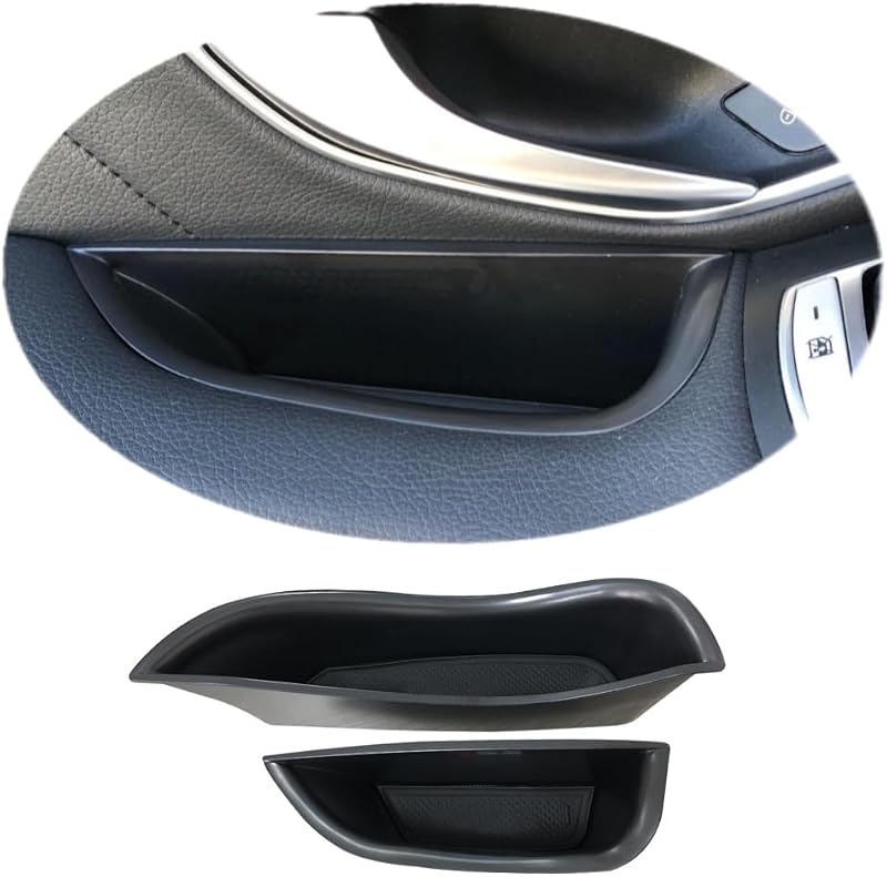 Organizador de porta dianteira Vesul para Mercedes-Benz GLC e Classe C W205 – Conjunto com 2 unidades