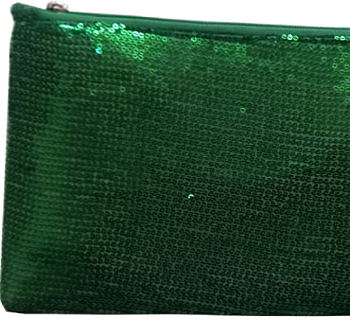 Image of KVR Sequin Polyester Fabrics Clutch Fashion Party Dance Vintage Sparkle purse handbag with Satin lining inside