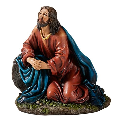 Christian Brands Avalon Gallery - Figura Cristiana de Michael Adams Pintada a Mano, 14 cm, Agonía en el jardín