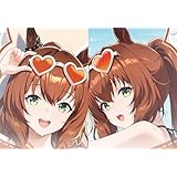 [YAORUI] マルゼンスキー 抱き枕カバー ウマ娘 EX版 2wayトリコット 50*160cm 水着 両面プリント 等身大 アニメ萌えグッズ キャラクター だきまくら 同人グッズ 長い枕 横向き寝 (EX版)