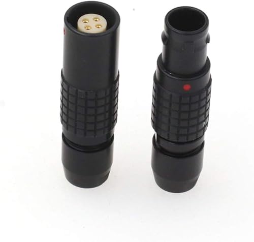 Miniatura 1 de DRRI 1B PHG y FGG 5 pin Push-Pull Conector Circular Enchufe macho y enchufe hembra Color Negro