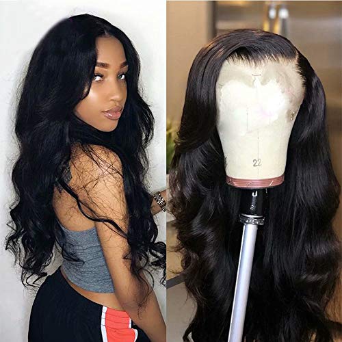 Maxine 10a Body Wave 360 Lace Frontal Wig Pre Plucked With Baby Hair Unprocessed Brazilian Virgin Human Hair Wigs For Women Glueless Wigs Slightly Bleached Knots (10 Inch, 360 Lace Wig)