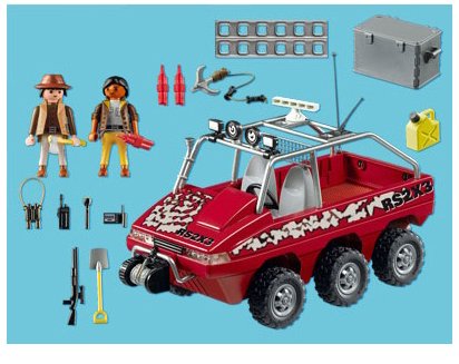 playmobil amphibious vehicle
